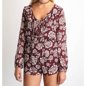 Band of Gypsies floral romper Sz M